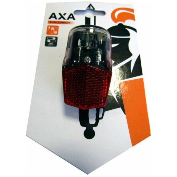 Axa ACHTERLICHT RUN COMPACT LED BATT SPATB Zwart - Afbeelding 2